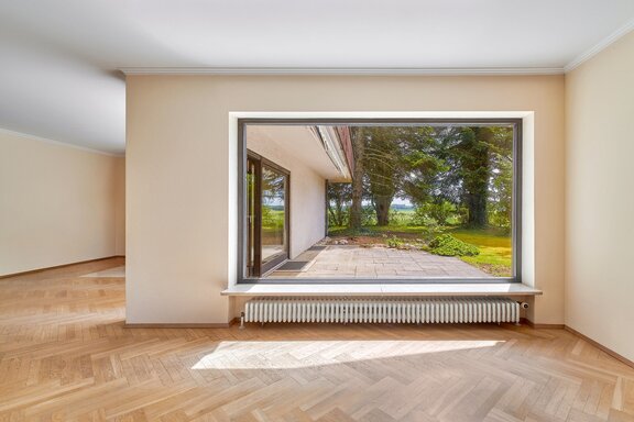 Unobstructed view of the countryside