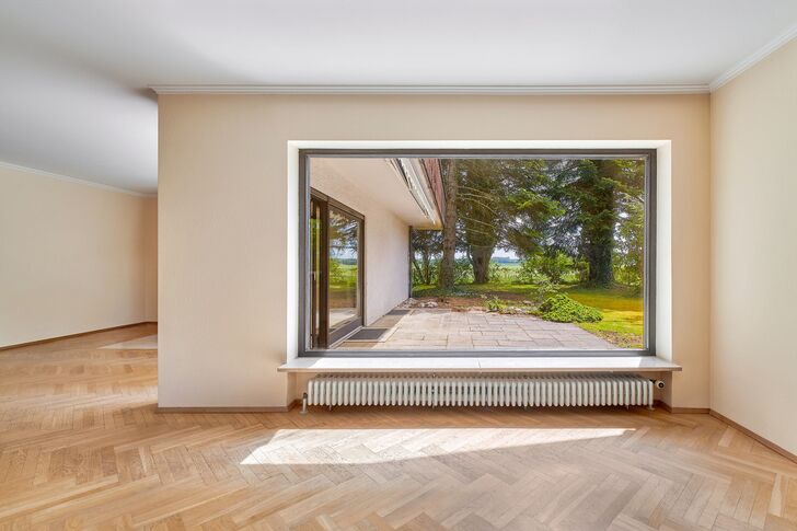 Unobstructed view of the countryside