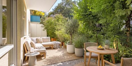 With an ideal floor plan and a private terrace: Move-in-ready 2-room apartment in a prime location