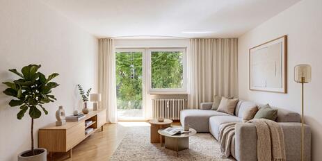 Mit idealem Grundriss und privater Terrasse: Bezugsbereite 2-Zimmer-Wohnung in bester Lage