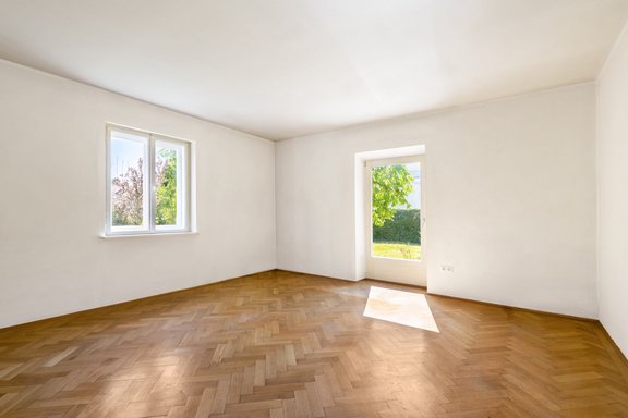 Historisches Fischgrätparkett