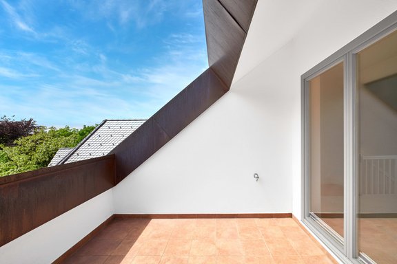 Roof terrace with a view