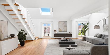 Mittendrin & hoch hinaus: 4,5-Zimmer-Maisonette-Wohnung mit Dachterrasse