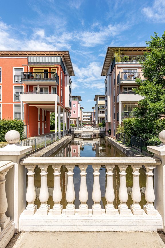 Malerische Lage an der Würm