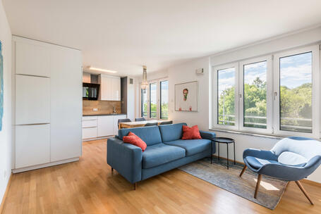 Moderne 2-Zimmer-Wohnung mit Südbalkon