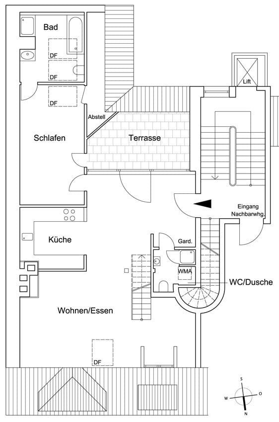Grundriss Dachgeschoss