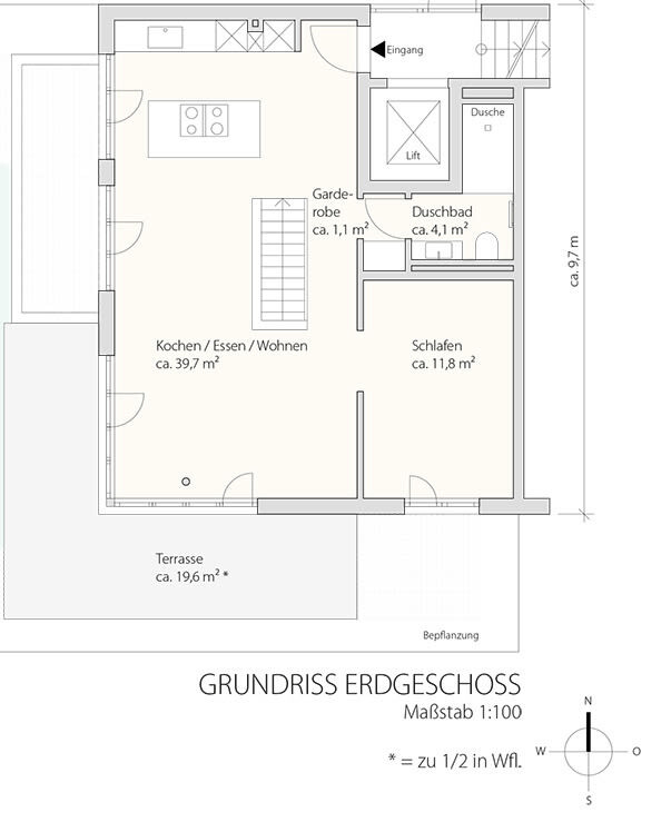 Grundriss Erdgeschoss