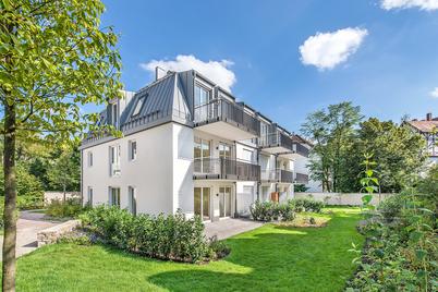 Modern 3 room garden flat with noble equipment and sunny terrace