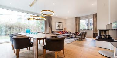 Moderne 3-Zimmer-Gartenwohnung mit High-Class-Ausstattung in Toplage