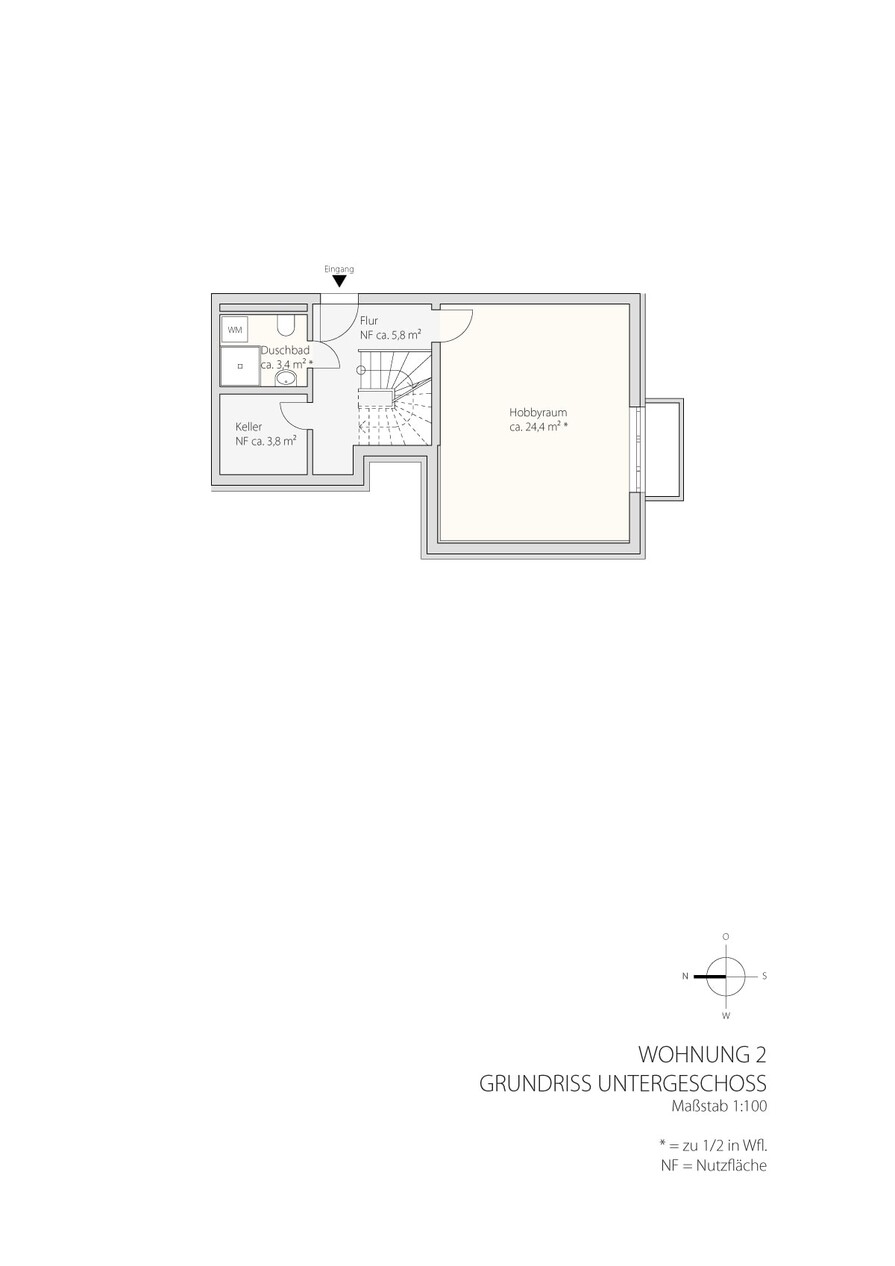 Grundriss Untergeschoss