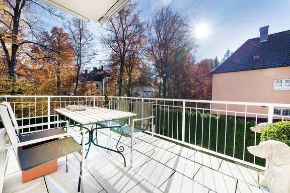 Sonniger Südbalkon