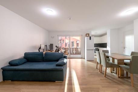 Modern 3-room apartment with high-quality furnishings and loggia