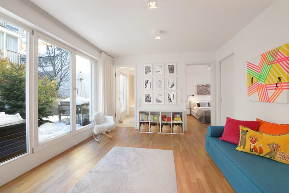 Wohndiele mit Dachterrasse