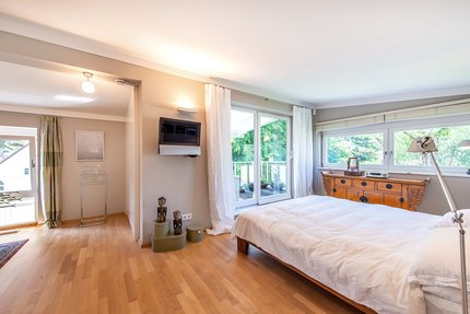 Master area in the attic