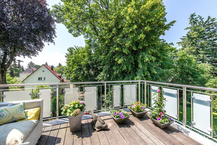 Herrliche Dachterrasse