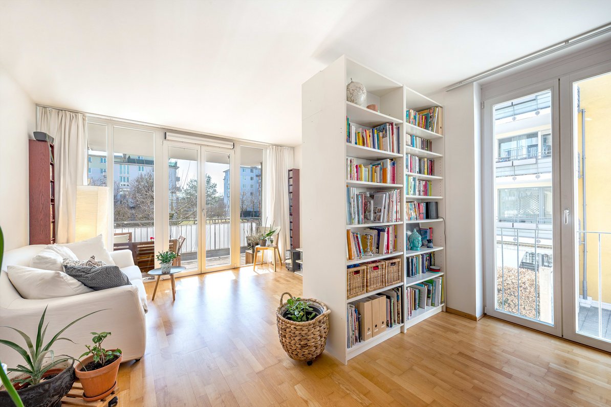 Living and dining area