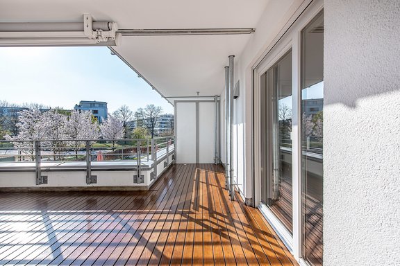 Spacious terrace