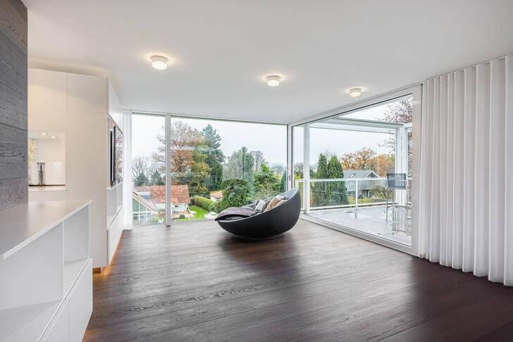 Masterbereich mit Dachterrasse