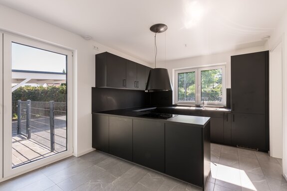 Stylish kitchen with a counter