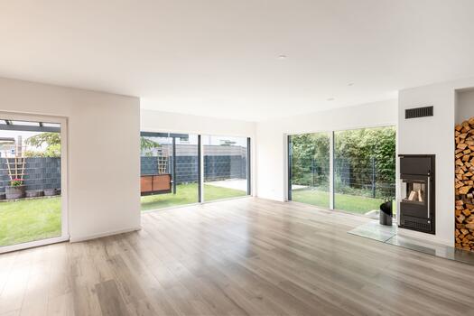 Offenes, transparentes Wohnen