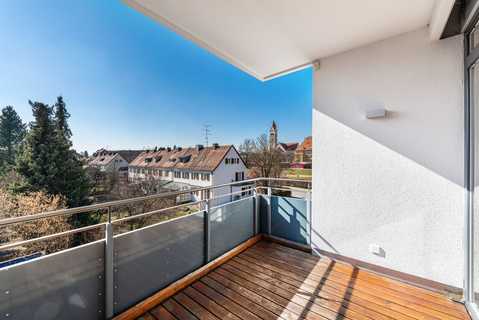 Aussicht vom Südbalkon