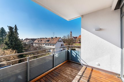 Aussicht vom Südbalkon