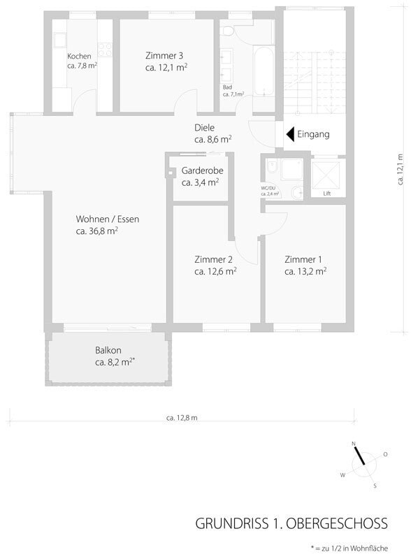 Grundriss 1Og