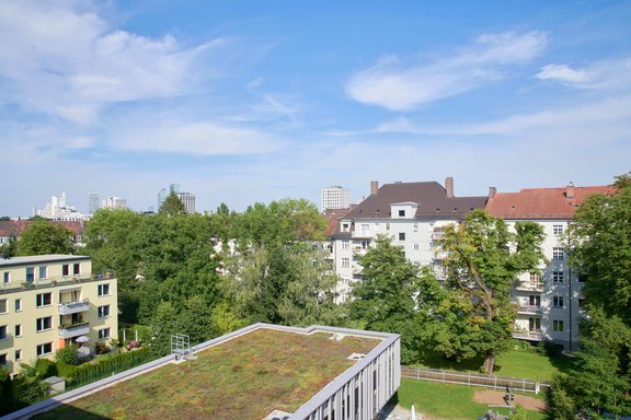 Balkon in Ost-Ausrichtung