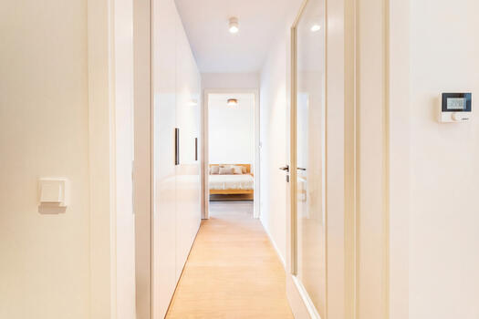 Dressing area off the bedroom