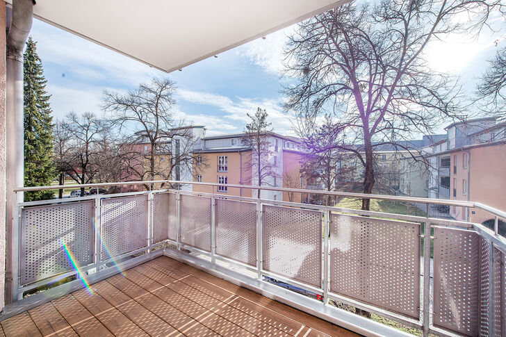 Blick vom Südbalkon