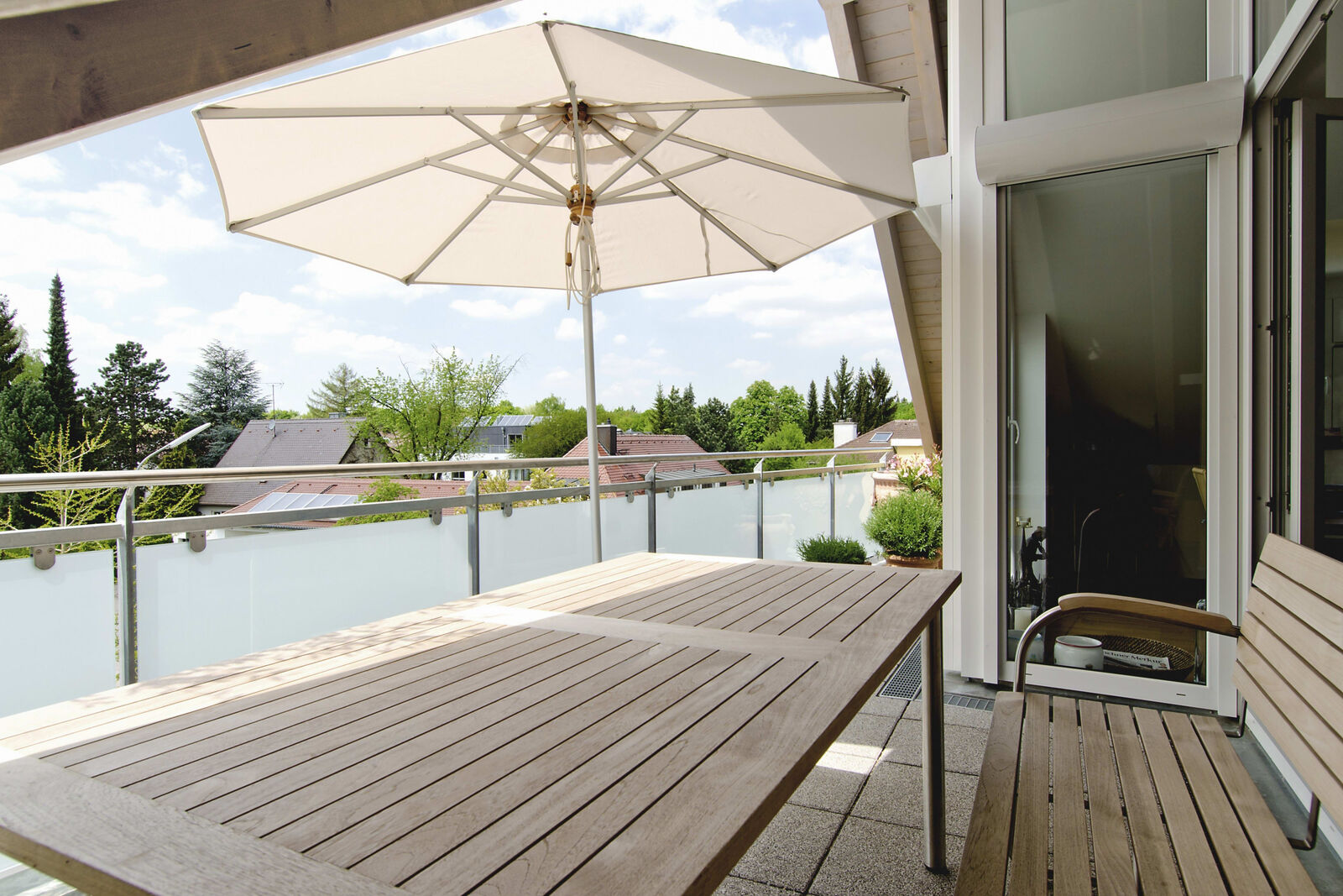 Süd- Westdachterrasse