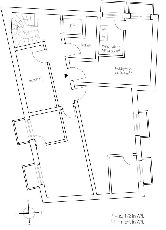 Grundriss Untergeschoss