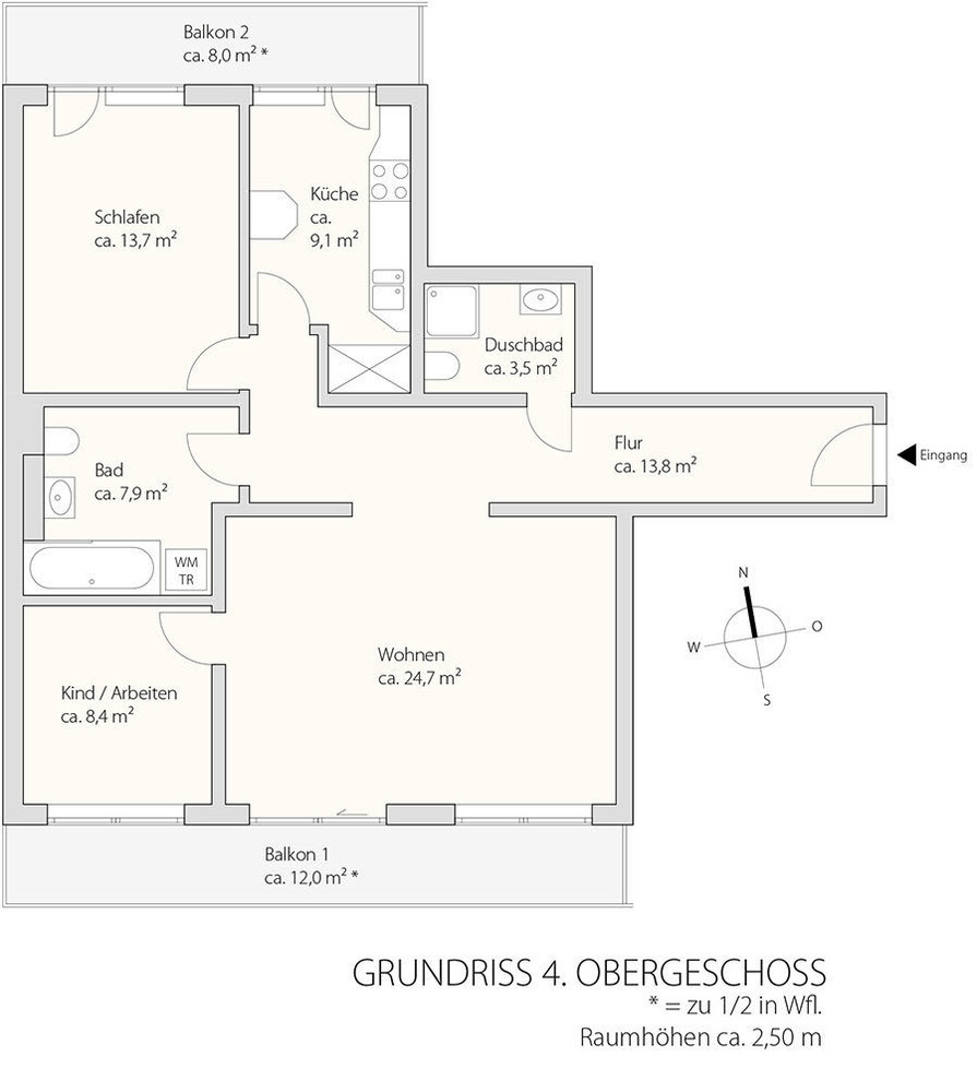 Grundriss 4OG