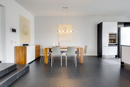 Essbereich mit Küche