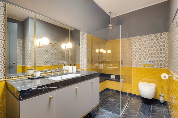 Duschbad im edlen Vintage Style