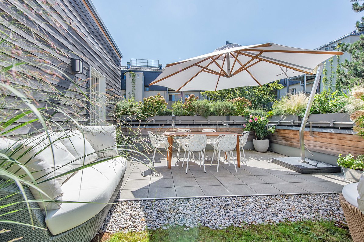 Terrasse mit Dachgarten