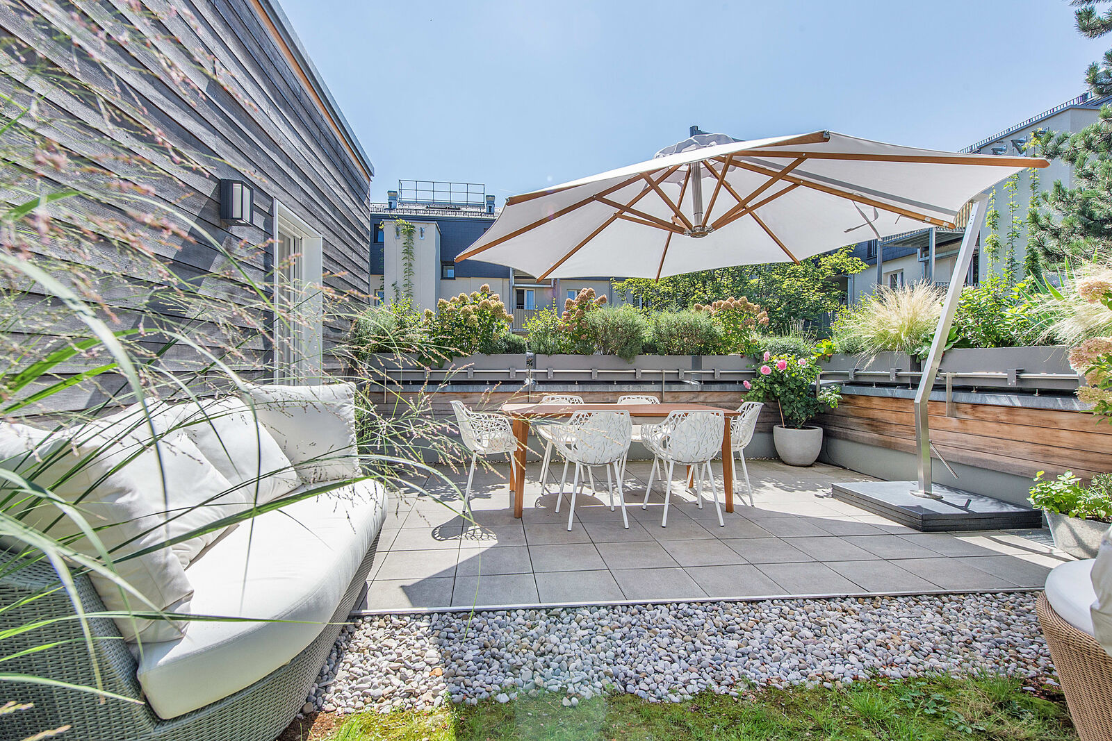 Terrasse mit Dachgarten