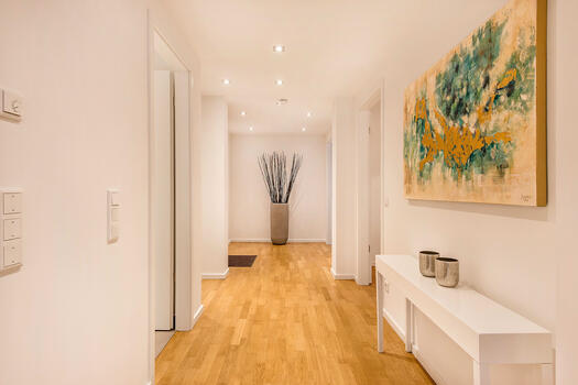Spacious hallway