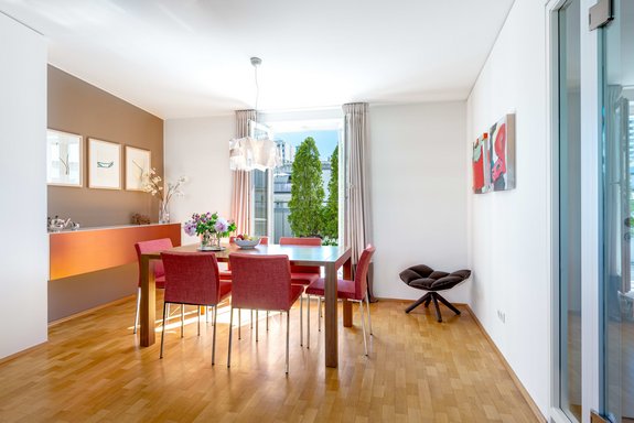 Essbereich mit Terrasse