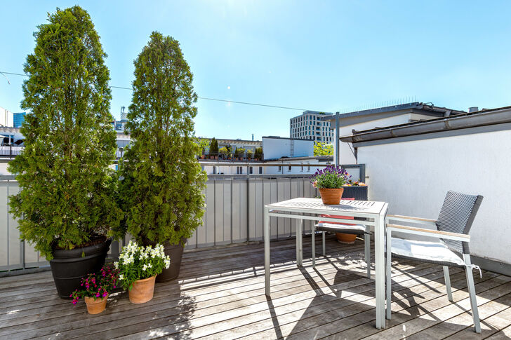 Blick über Schwabing