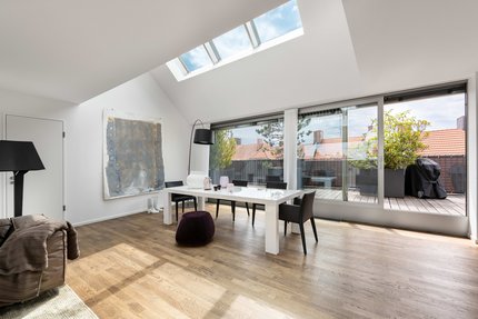 Essbereich mit Dachterrasse