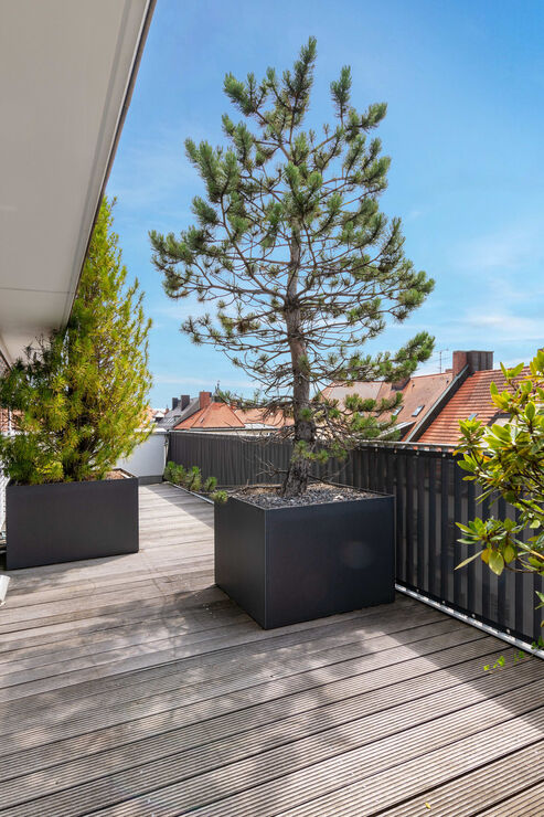 Dachterrasse mit Ausblick