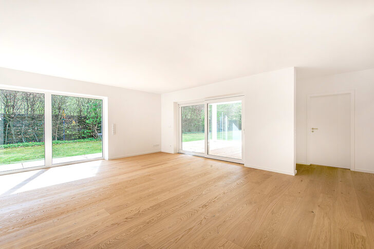 Wohnbereich mit Blick in den Garten