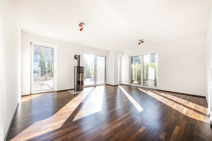 Light flooded living room