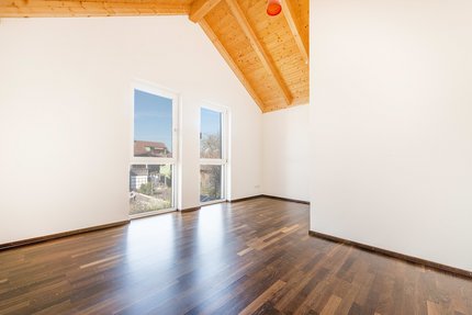 Master bedroom with separate dressing area