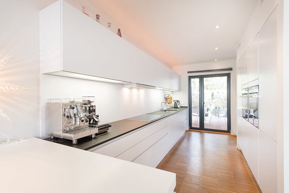 Design kitchen with numerous brand appliances