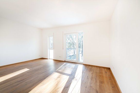 Gut geschnittenes Schlafzimmer