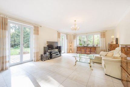 Living area filled with lights