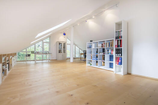 Spacious light roof studio