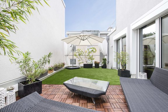 Sonniges Outdoor-Refugium